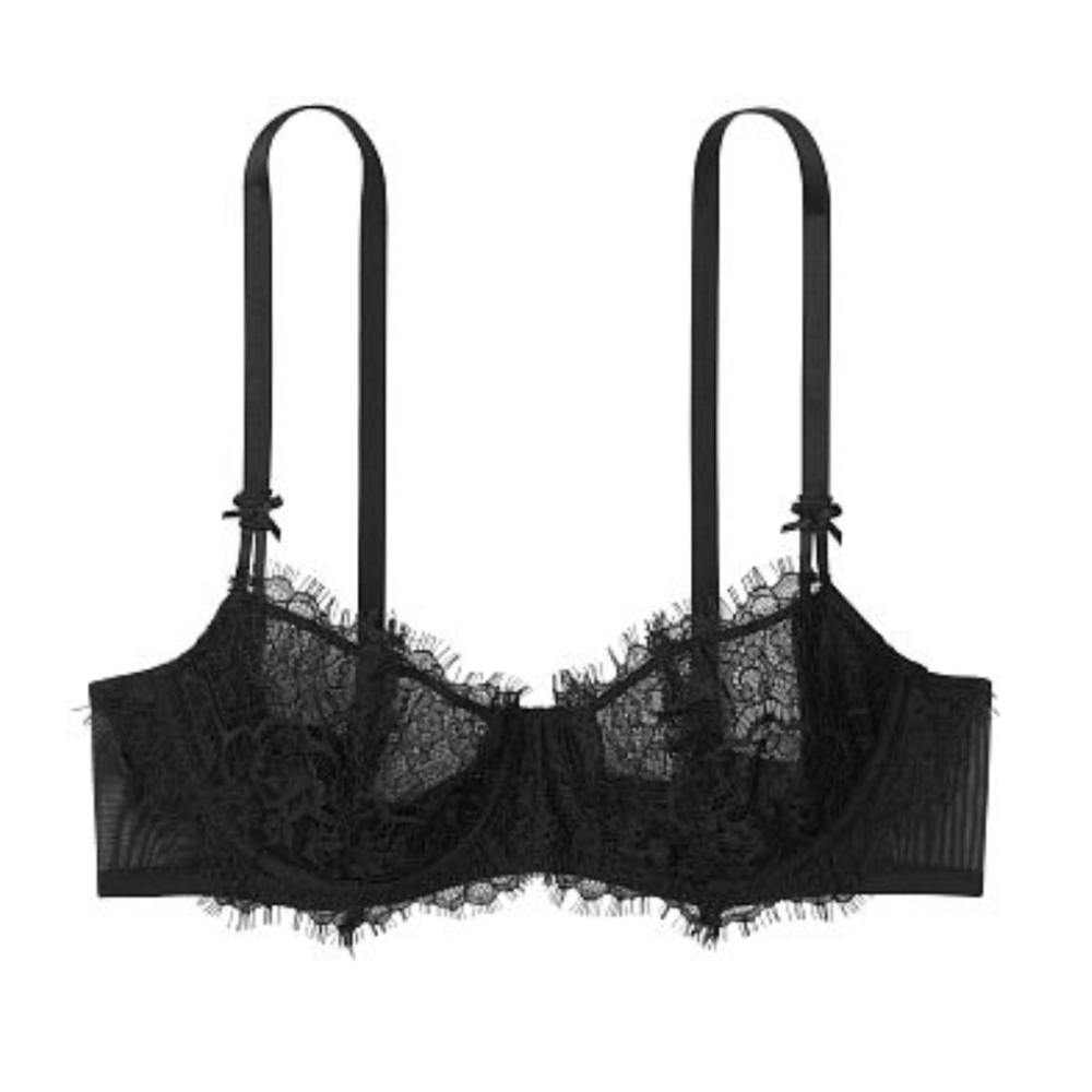 VS Black Unlined Balconette Bra